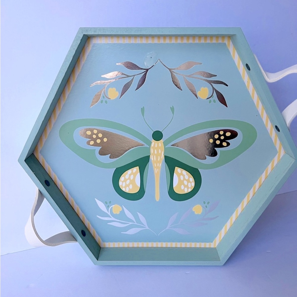 Target Wooden Butterfly Tray